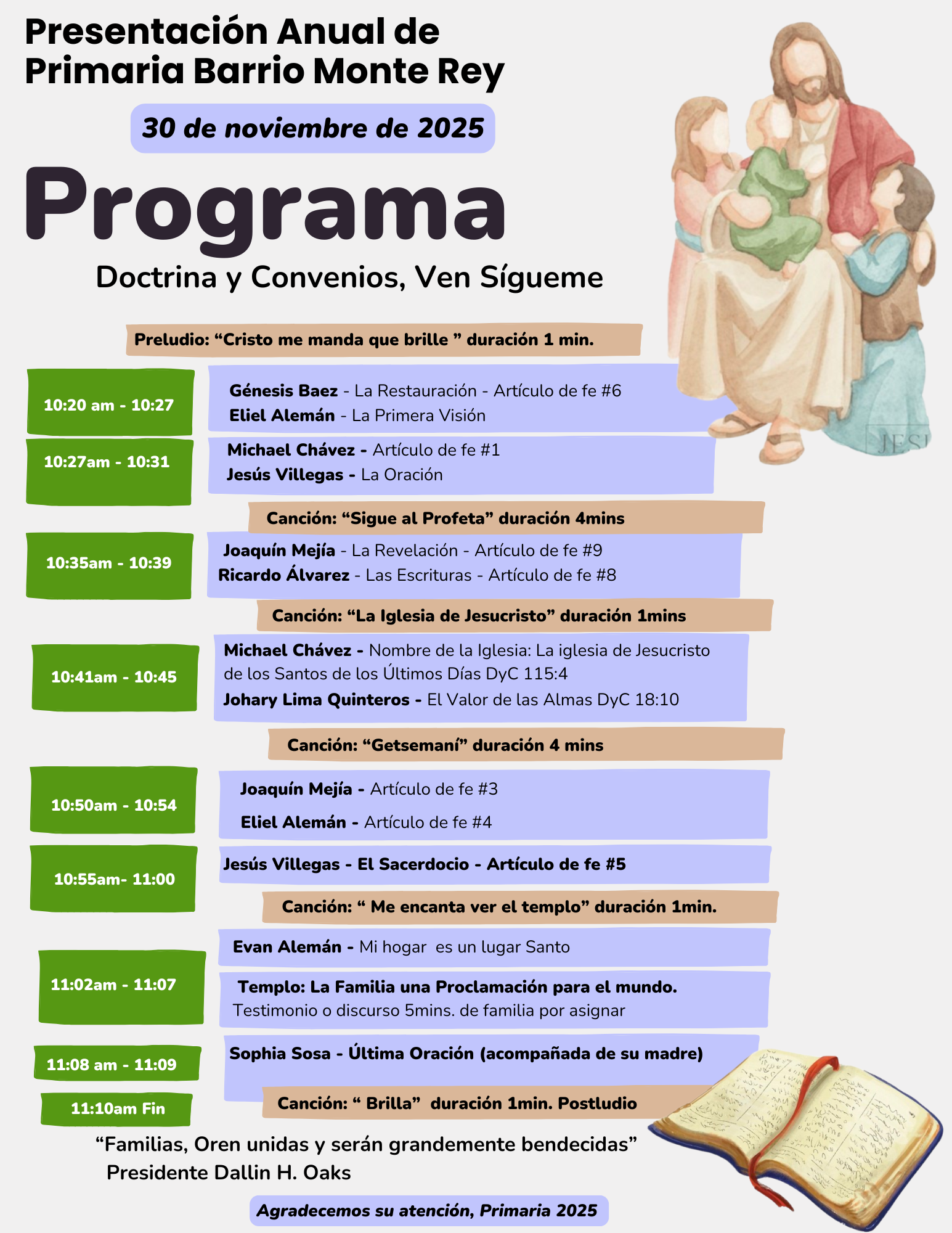 Agenda Primaria